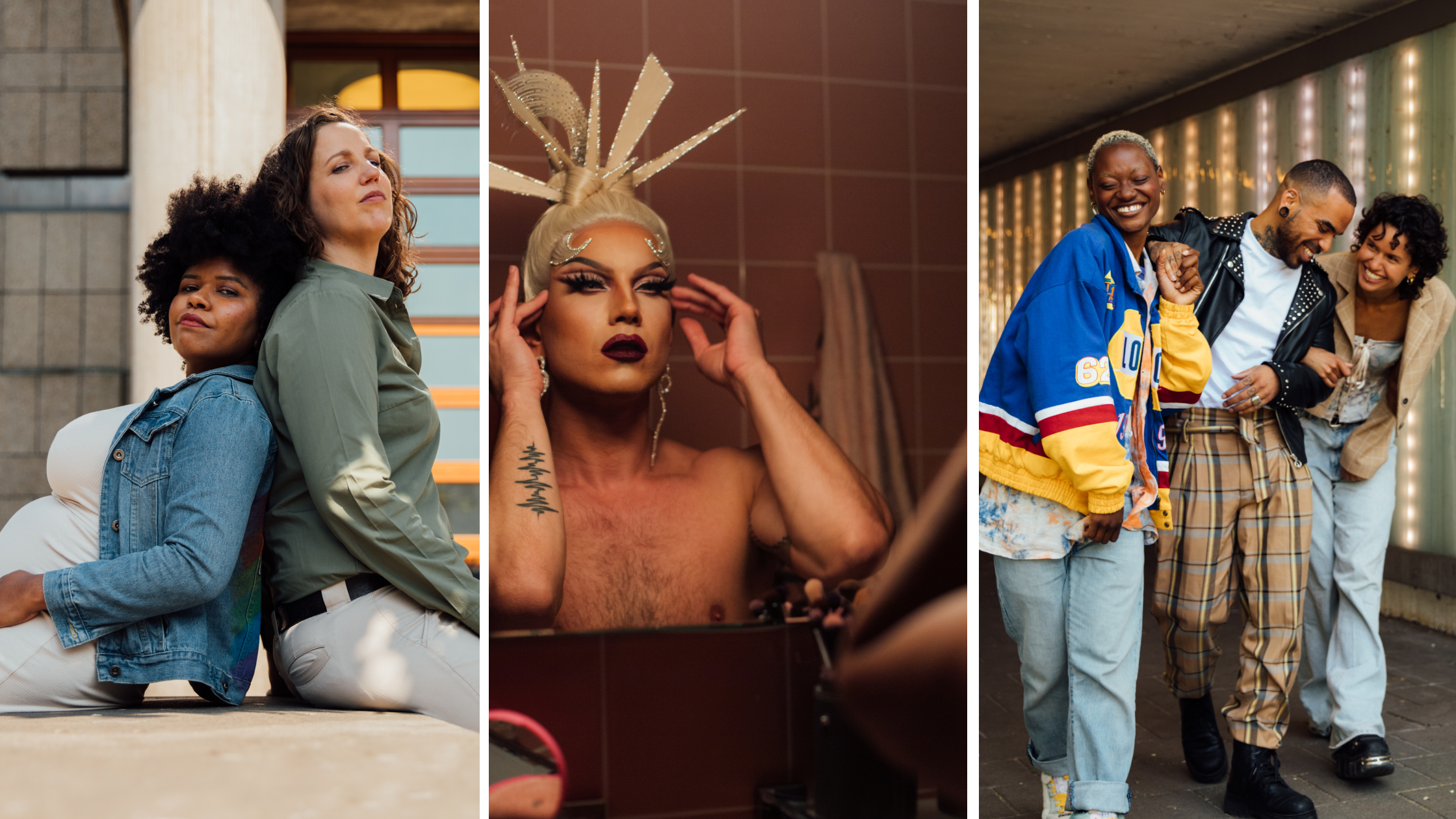 Collection of images representing Pride & the LGBTQIA+ cmmunity.